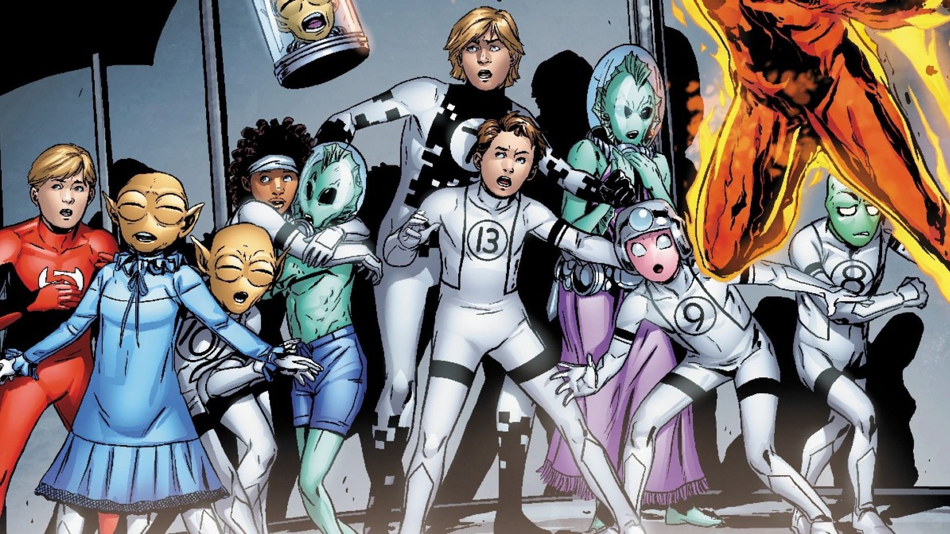 The Future Foundation in the comics (Image via Marvel Comics)